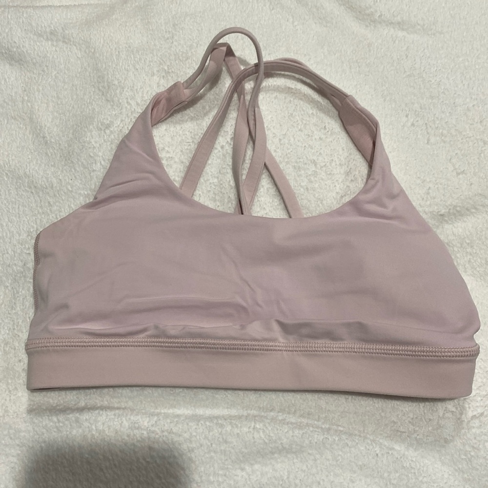 Pink Lululemon energy Bra